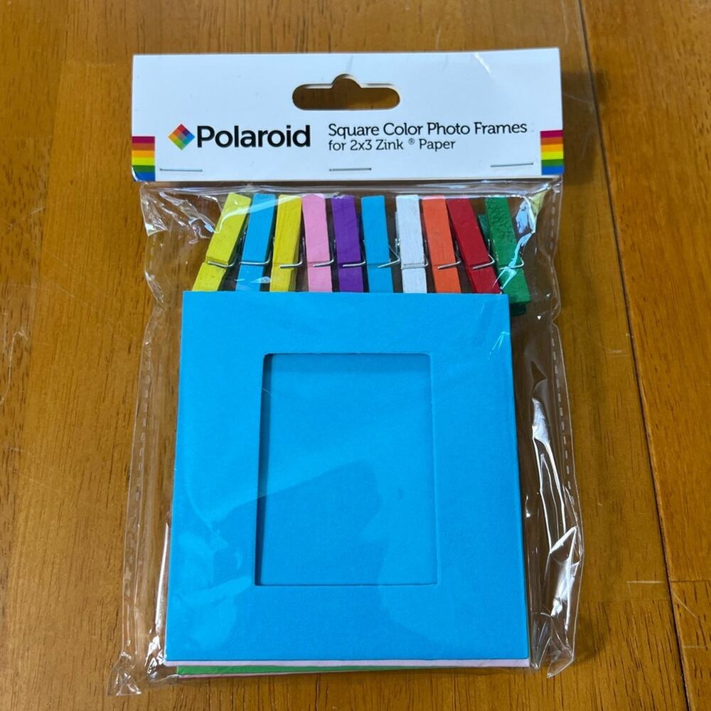 NWT Polaroid Square Color Photo Frame for 2x3 Zink Paper